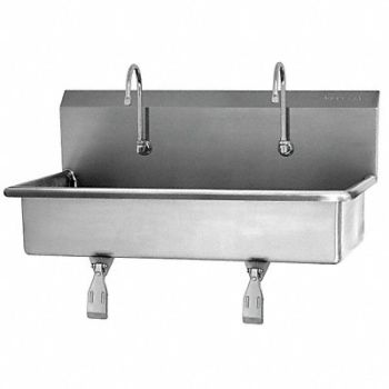 SANI-LAV SaniLav Wash Sta Rect 37inx16-1/2inx8in, 23PH41