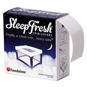 FOUNDATIONS Crib Ribbons Paper White PK150, 23TL98