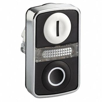 SCHNEIDER ELECTRIC Multi-Head Push Button Illum 22mm Metal, 23V772