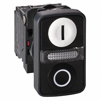 SCHNEIDER ELECTRIC Multi-Head Push Button Illum 22mm Plastc, 23V782