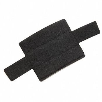 HONEYWELL FIBRE-METAL Sweatband Terry Cloth Black, 23V893