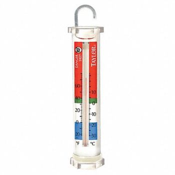 TAYLOR Food Srv Thermometer -20 to 60 Analog, 23WF60