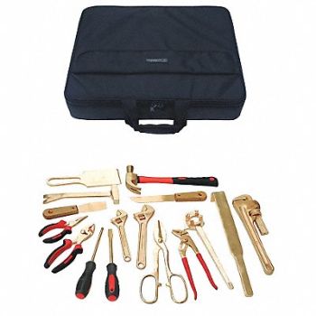 WESTWARD Hazmat Nonsparking Tool Set 16 pc., 23X823
