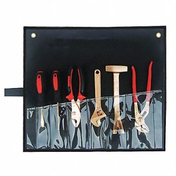 WESTWARD Hazmat Nonsparking Tool Set 6 pc., 23X828