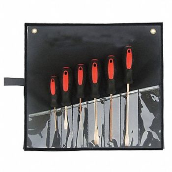WESTWARD ESD Non-Sparking ScrwdrvrSt NmPcs6, 23X839