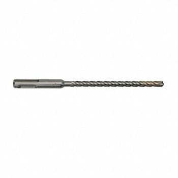 MILWAUKEE Hammer Drill Bit SDS Plus 1/4x10 In, 23Y553