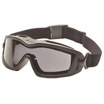 PYRAMEX Dual Pane Goggle Gray Lens Antifog, 23Y656
