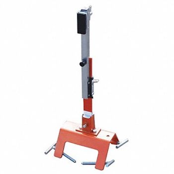 EASTERN METAL SIGNS AND SAFETY Barrier Mount Sign Stand, 23Y999