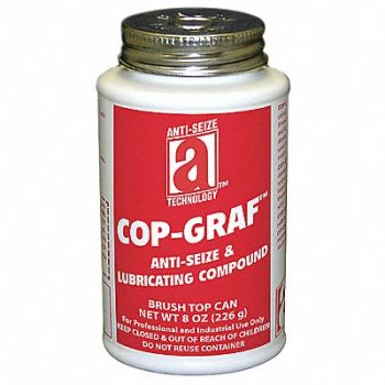 ANTI-SEIZE TECHNOLOGY Gen Purp Anti-Seize 8 oz BrshTp Cn, 23YA27