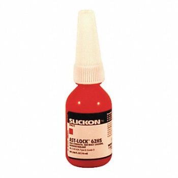 ANTI-SEIZE TECHNOLOGY Threadlocker 10mL Bottle Red, 23YC21
