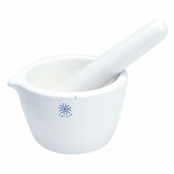 UNITED Mortar and Pestle Porcelain Glzd 1150C, 23YW11
