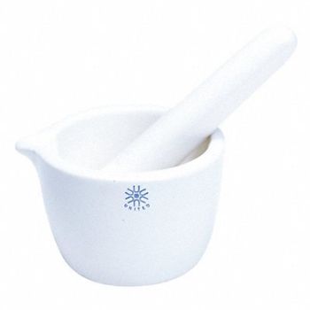 UNITED Mortar and Pestle Porcelain Glzd 1150C, 23YW18