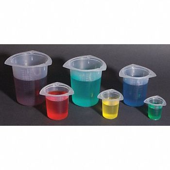 UNITED Graduated Beaker Set 50ml-1000ml PP PK30, 23YW35