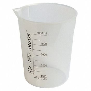 UNITED Graduated Beaker 10 000mL PP, 23YW43
