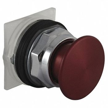 SCHNEIDER ELECTRIC H4539 Non-Illum Push Button Operator 30mm Red, 23Z308
