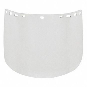 BULLARD Visor Clear 8InH x 15InW x 0.04In Thick, 23Z427