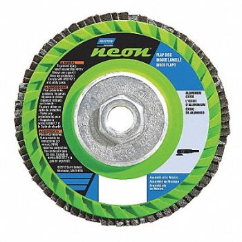 NORTON H5949 Fiber Disc 4 1/2 in Dia 5/8in Arbor, 23Z452