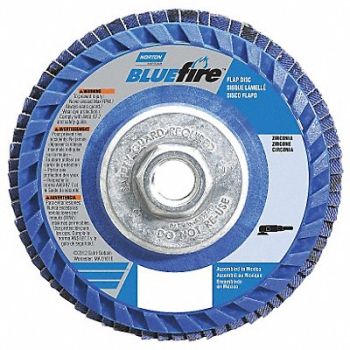 NORTON H5951 Fiber Disc 4 1/2 in Dia 5/8in Arbor, 23Z457