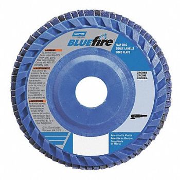 NORTON H5956 Fiber Disc 4 1/2 in Dia 7/8in Arbor, 23Z470