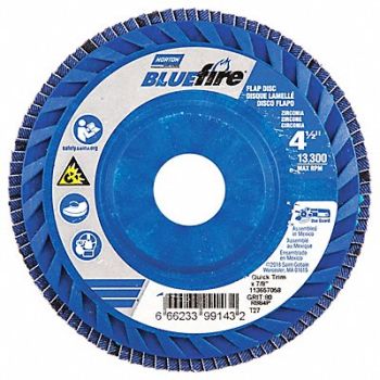 NORTON H5956 Fiber Disc 4 1/2 in Dia 7/8in Arbor, 23Z472