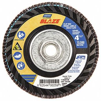 NORTON H5953 Fiber Disc 4 1/2 in Dia 5/8in Arbor, 23Z707