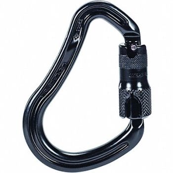 MSA Carabiner Pear Black, 23Z857