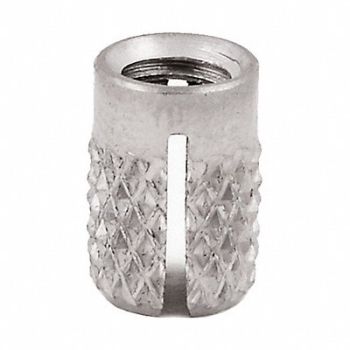 GRAINGER APPROVED Threaded Insert for Plastic PK 5, 807TN2