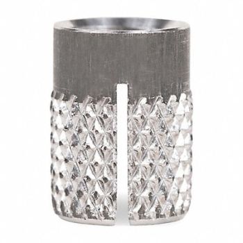 GRAINGER APPROVED Threaded Insert for Plastic PK 10, 807TP0