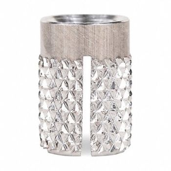 GRAINGER APPROVED Threaded Insert for Plastic PK 10, 807TP1