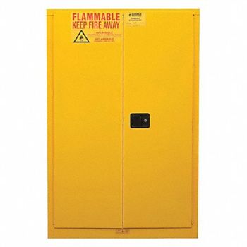 DURHAM MFG Flmmbl Sfty Cabinet Manual Door 45 gal., 244N88