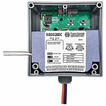 FUNCTIONAL DEVICES INC / RIB Time Dly Rly 20A SPDT 120VAC Dry Contact, 244W24