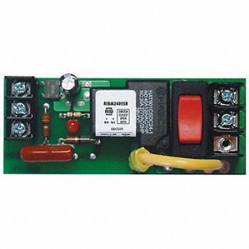 FUNCTIONAL DEVICES INC / RIB Track Mnt Rly 20A SPDT 24VAC/DC 120VAC, 244W60