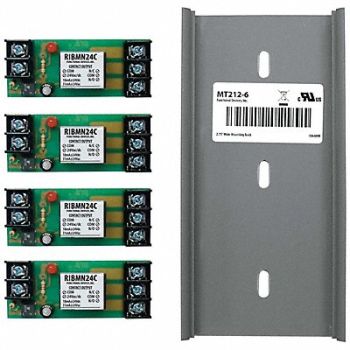 FUNCTIONAL DEVICES INC / RIB Four Track Mount Relays 15A SPDT, 244W91