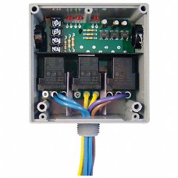 FUNCTIONAL DEVICES INC / RIB Enclosd Rly Hi/Low Sep 20A 24VAC/DC 120, 244X50