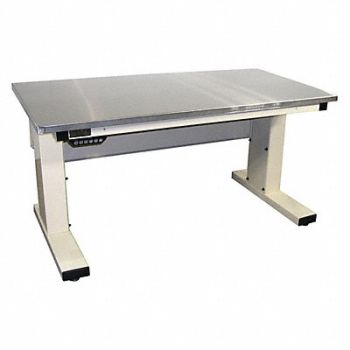 PROLINE Workstation Adjust 60 x30 S/S Lt Beige, 244Z71