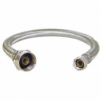KISSLER CO. INC. Toilet Connector Stainless Steel 16, 244Z92