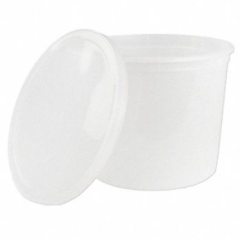 MEDEGEN MEDICAL PRODUCTS Laboratory Containers 168 oz Wide PK25, 245W17