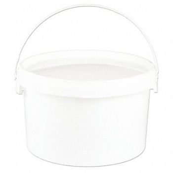 MEDEGEN MEDICAL PRODUCTS Bucket Polypropylene White PK20, 245W79