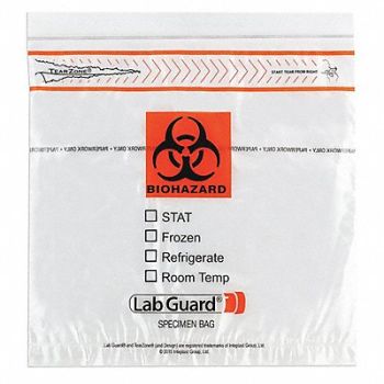 MEDEGEN MEDICAL PRODUCTS Specimen Transfer Bag 1.75 mil PK1000, 246A35