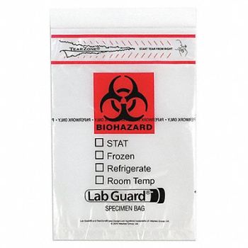 MEDEGEN MEDICAL PRODUCTS Specimen Transfer Bag 1.75 mil PK1000, 246A46