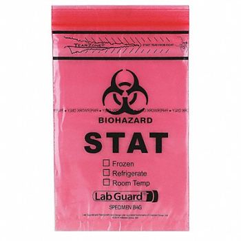 MEDEGEN MEDICAL PRODUCTS Specimen Transfer Bag 1.75 mil PK1000, 246A58