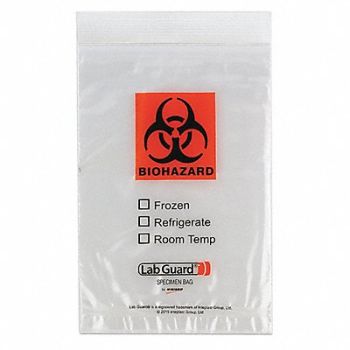 MEDEGEN MEDICAL PRODUCTS Specimen Transfer Bag 1.75 mil PK1000, 246A71