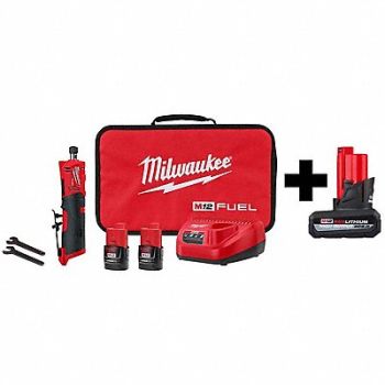 MILWAUKEE M12 FUEL Die Grinder M12 XC5.0 Batt, 388RW4