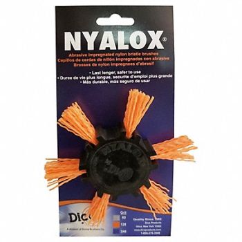 NYALOX BY DICO Nyalox Flap Brush 120 Grit Orange 4, 248F29