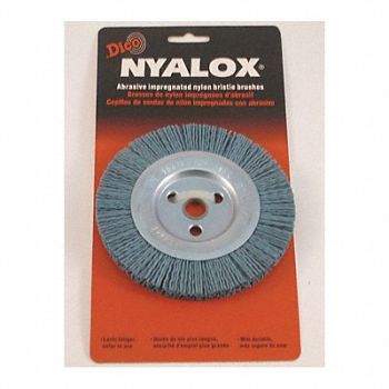 NYALOX BY DICO Nyalox Wheel Brush 240 Grit Blue 6, 248F33