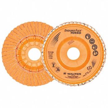 WALTER SURFACE TECHNOLOGIES Blend Flap Disc 4.5 X7/8 36/60G, 249M60