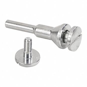 WALTER SURFACE TECHNOLOGIES Flush Mandrel 1/4 Shaft 1/4+3/8 Arbor, 249N02