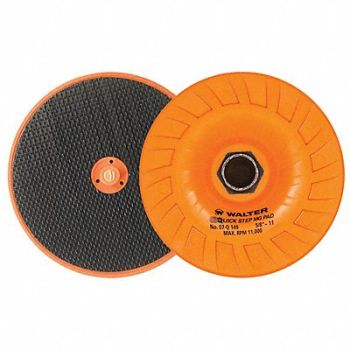 WALTER SURFACE TECHNOLOGIES Quick-Step Mg Back Padia 4.5 dia 5/8-11, 249N97