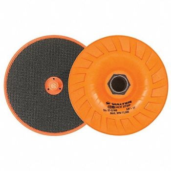 WALTER SURFACE TECHNOLOGIES Quick-Step Backing Padia 4.5 dia 5/8-11, 249P03
