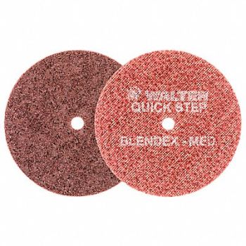 WALTER SURFACE TECHNOLOGIES Conditioning Disc 4 1/2 in Dia Medium, 249P32
